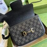 Gucci Horsebit 1955 Original GG Black And Ivory 25Cm 602204 UN3BG 1274 - Image 6