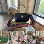 Gucci Bamboo 1947 Jumbo GG Small Top Handle Bag Brown 18Cm - Image 3