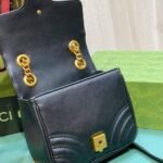 Gucci GG Marmont Mini Shoulder Bag Black 18Cm 739682 AABZC 6832 - Image 8