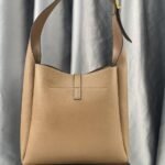 Saint Laurent Le 5 À 7 Soft Small Hobo Bag In Smooth Brown 27Cm - Image 3