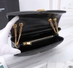 Saint Laurent Loulou Small Chain Bag In Matelassé Y Black Gold 23Cm 494699DV7271000 - Image 6