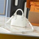 Louis Vuitton Nano Alma Bag White Quartz 18Cm M82411 - Image 2