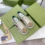 Gucci Tennis 1977 Sneaker Beige Abony 606111 HVK20 9766 - Image 2