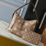 Louis Vuitton Carryall PM Bicolor Monogram Empreinte Dove And Cream 29Cm M47180 - Image 2