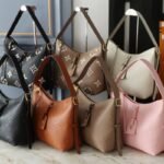 Louis Vuitton Carryall PM Bicolor Monogram Empreinte Dove And Cream 29Cm M47180 - Image 9