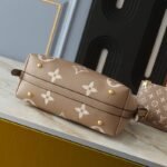 Louis Vuitton Carryall PM Bicolor Monogram Empreinte Dove And Cream 29Cm M47180 - Image 5