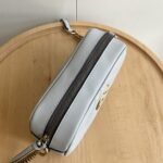 Gucci GG Marmont Small Camera Bag Light Grey 24Cm 447632 AABZB 1712 - Image 5
