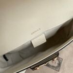 Gucci Horsebit 1955 Mini Bag Beige And White 20Cm 658574 HUHHG 9759 - Image 8