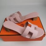 Hermes Oasis Sandals Rose Pale H151215Z VR360 - Image 5