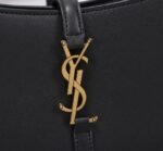 Saint Laurent Le 5 À 7 Hobo Bag In Smooth Black Gold 23Cm 6572282R20W1000 - Image 5