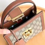 Gucci Padlock Small Top Handle Bag Beige And Dark Brown 20Cm ‎‎841653 FAD6L 9758 - Image 7