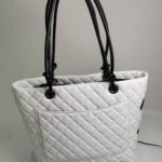 Chanel Cambon Line Large Tote Bag In White And Black 41Cm - Image 3