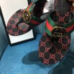 Gucci GG Thong Web Sandal Black 612138 H9020 8476 - Image 3