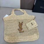 Saint Laurent Icare Naturel And Brown Gold 45Cm 772191GAAEK2063 - Image 2