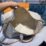 Louis Vuitton Keepall Bandouliere 55 Damier Azur Canvas 55Cm LV N41429 - Image 14
