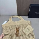 Saint Laurent Icare Naturel And Brown Gold 45Cm 772191GAAEK2063 - Image 3