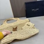 Saint Laurent Icare Naturel And Brown Gold 45Cm 772191GAAEK2063 - Image 6