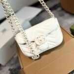 Gucci GG Marmont Belt Bag White 16Cm 739599 UM8KV 1000 - Image 2