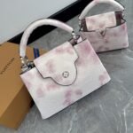 Louis Vuitton Capucines BB Bag Pink And White 27Cm - Image 2
