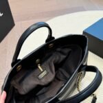 Chanel Large Deauville Shopping Bag Black 31Cm - Image 7