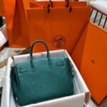 Hermes Birkin 25 Bag Togo Malachite 25Cm - Image 4