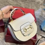 Gucci Horsebit 1955 Mini Top Handle Bag White 14Cm 781387 1AAQD 9022 - Image 2