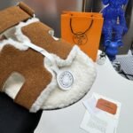 Hermes Chypre Sandal Smoky Brown And Ecru H222929ZHE5420 - Image 6