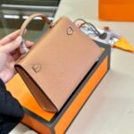 Hermes Kelly Mini Epsom Handbag Brown 19Cm - Image 7