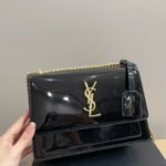 Saint Laurent Small Sunset Chain Bag Black 23Cm 533026D422W1000 - Image 3