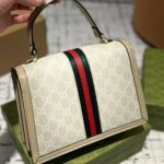 Gucci Ophidia Small Top Handle Bag Beige 25Cm 651055 UULAG 9682 - Image 5