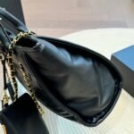 Chanel Large Deauville Shopping Bag Black 31Cm - Image 5