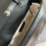 Gucci GG Marmont Mini Top Handle Bag Black 22Cm 702563 DTDFV 1000 - Image 6