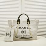 Chanel Deauville Large Tote Shopping Bag 37Cm - Image 2