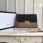 Gucci Padlock Medium GG Shoulder Bag Beige Supreme Canvas 30cm GG 409486 - Image 2