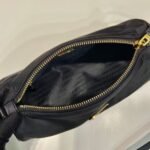 Prada Re Nylon Pouch Black 22Cm 1NE058 2C05 F0002 - Image 4