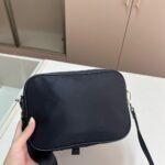 Prada Re Nylon And Saffiano Leather Shoulder Bag Black 24Cm 2VH133 2DMH F0002 XMP - Image 5