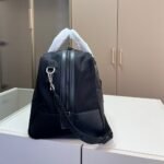 Prada Re Nylon And Saffiano Leather Duffel Bag Black 50Cm 2VC042 2DMH F0002 V OOO - Image 4