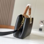 Louis Vuitton Capucines BB Black Arizona 27Cm M59466 - Image 3