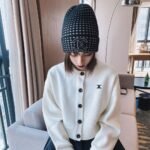 Chanel CC Wool Beanie Black - Image 5