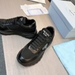 Prada Prax 01 Re Nylon And Brushed Leather Sneaker Black 2EE369 3LF5 F0632 F G000 - Image 5