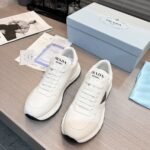 Prada Re Nylon Sneaker White 1E804M 3LFV F0964 - Image 4