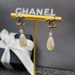 Chanel CC Pearl Drop Earrings A98327 - Image 6
