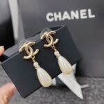 Chanel CC Pearl Drop Earrings A98327 - Image 4