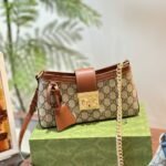 Gucci Padlock Small Shoulder Bag Brown 25Cm 811705 KHNKG 8534 - Image 2