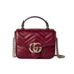 Gucci GG Marmont Mini Top Handle Bag Red 17Cm 811238 AAECK 6207 - Image 2