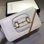 Gucci Horsebit 1955 Wallet With Chain White 20Cm 621892 0YK0G 9022 - Image 2