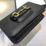 Gucci Horsebit 1955 Wallet With Chain Black 20Cm 621892 0YK0G 1000 - Image 4
