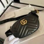 Gucci GG Marmont Matelasse Belt Bag Black 18Cm - Image 2