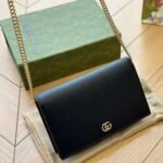 Gucci GG Marmont Wallet On Chain Black 20Cm 497985 CAO0G 1000 - Image 2