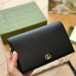 Gucci GG Marmont Wallet On Chain Black 20Cm 497985 CAO0G 1000 - Image 6